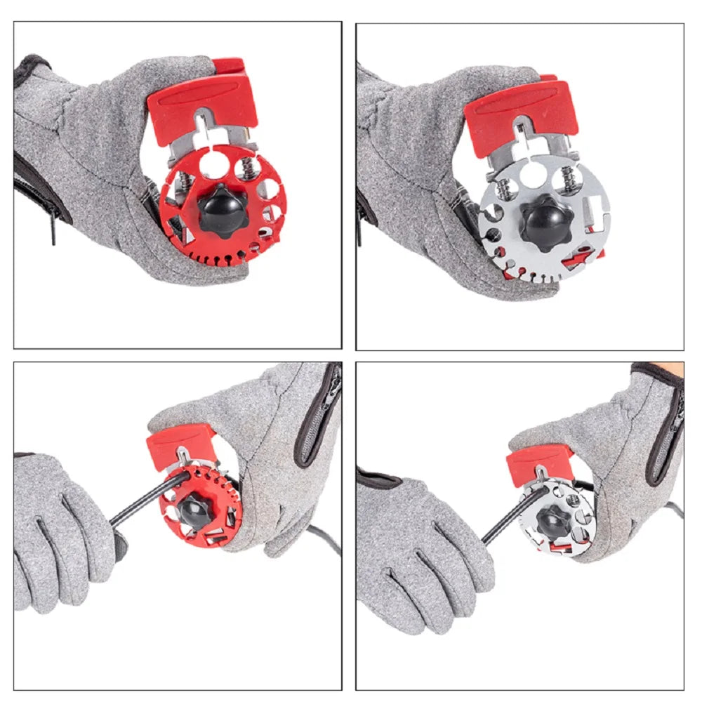 Spelafili Manuale Rapido per Stripping Fili di Rame Pinza Decorticatrice Regolabile per Fili Elettrici Cavo Elettricista Taglio