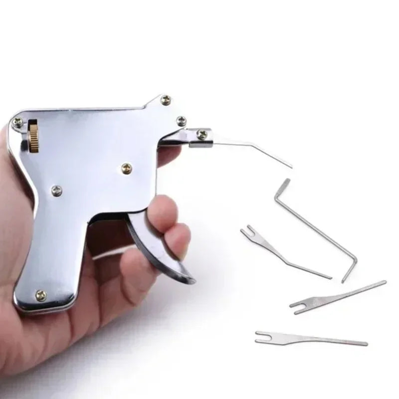 Juego Profesional de Herramientas para Abrir Candados con Estuche de Madera