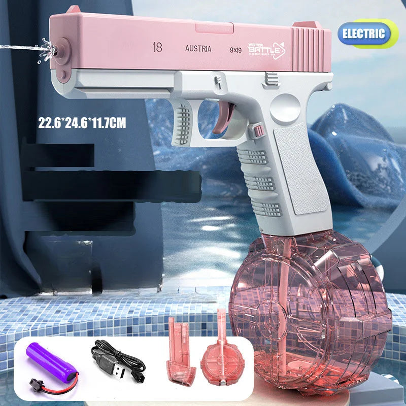 Electric Water Gun ¨C Long-Range Battery-Powered Blaster