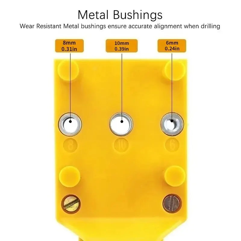 Woodworking Straight Hole Drilling Locator Handheld Furniture Wood Tenon Wooden Board Connection Positioning Drilling Tool