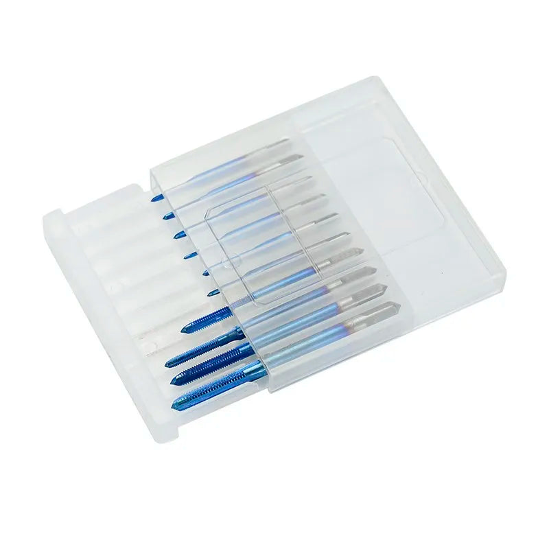 10pcs tarauds M1-M3.5 avec 1 clé réglable M1-M8 ensemble de clé à taraud pour travail du métal, taraudage, foret à vis