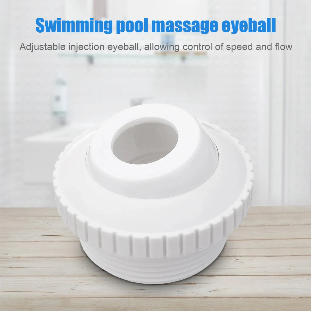 Pool Jet Nozzles Directional Flow Eyeball Inlet Pool Fittings Bathtub Sprayer Replacement Parts