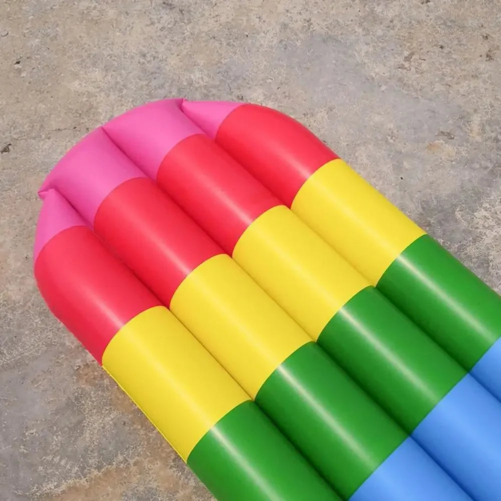 Colchoneta inflable para piscina en forma de helado de 180 cm, cama reclinable para adultos, colchón de natación, flotador de verano.