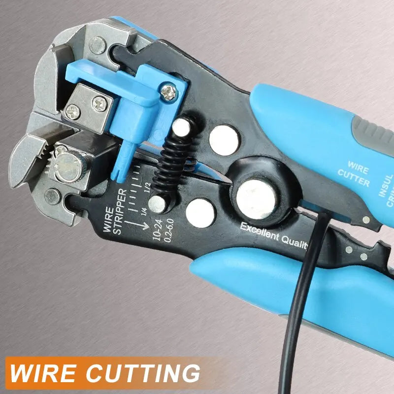 Outils à dénuder automatique YE-1 - Pince multi-outils 3 en 1 pour dénuder, couper et sertir les fils de câbles