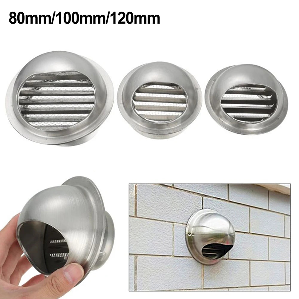 80/100/150MM Circular HVAC Vent Cover Wall Ceiling Cooling Vents Cap For Range Hoods Bathroom Fan Exhaust Air Conditioner Cloth Dryer