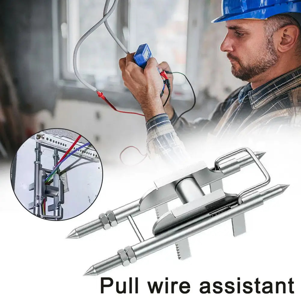 Assistant de traction de fil d'électricien professionnel - Outil de traction de câble pour une seule personne
