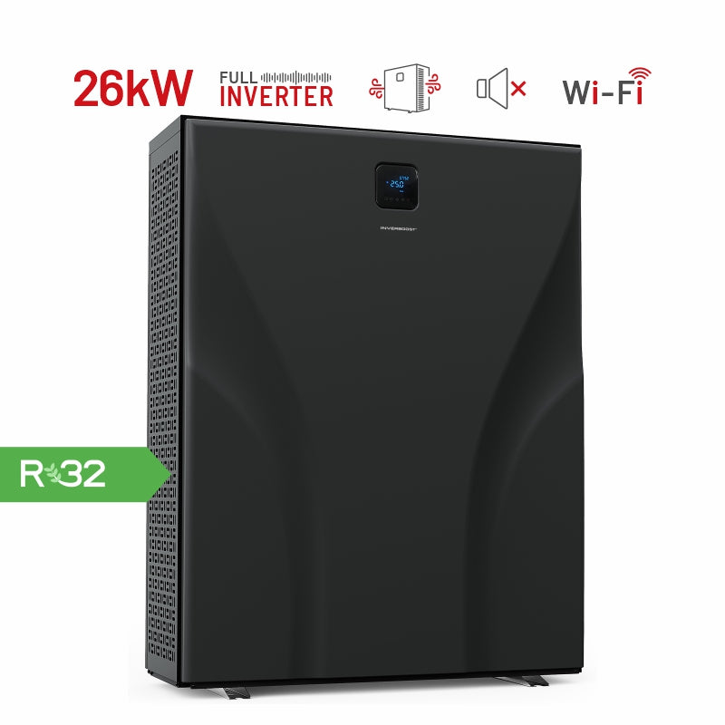 Zealux 11 kW~40 kW INVERBOOST UX Pool-Wärmepumpe - Einzel-/Doppellüfter