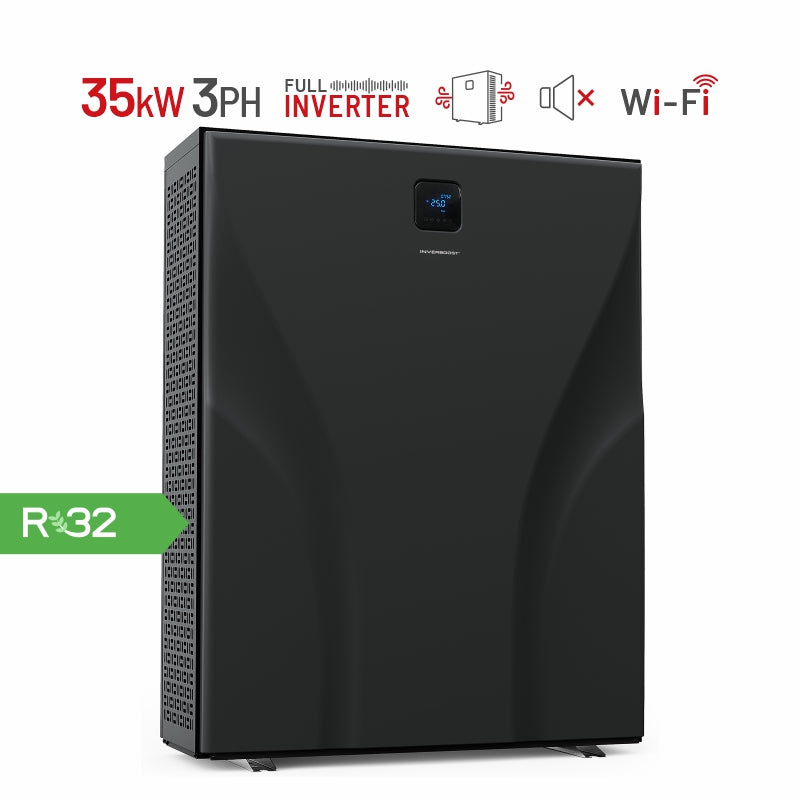 Zealux 11 kW~40 kW INVERBOOST UX Pool-Wärmepumpe - Einzel-/Doppellüfter