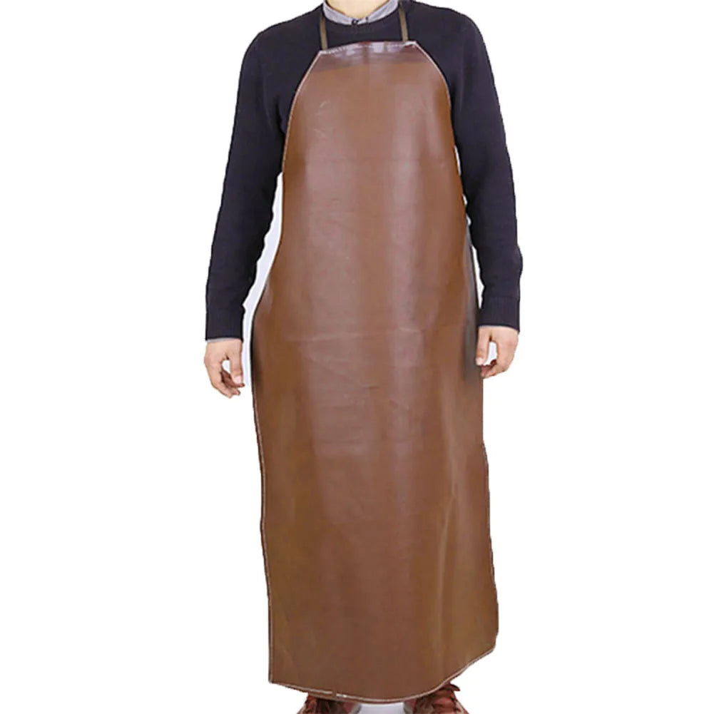 Heavy-Duty Leather Welding Apron : Protection Résistante aux Flammes pour Soudeurs et Forgerons