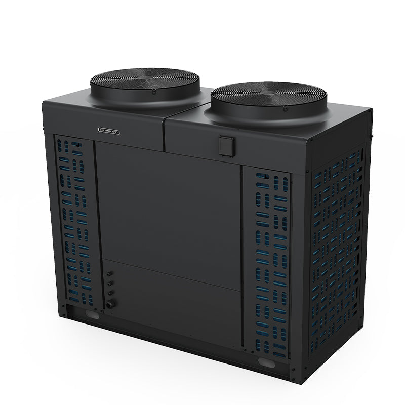 Zealux 45kW~185kW Kommerzielle Pool-Wärmepumpe Swim INVERBOOST Commercial Black