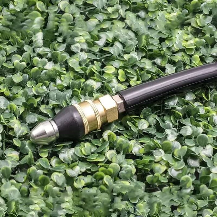 Buse de nettoyage d'égouts en acier inoxydable 5000PSI, haute pression, résistante à la Corrosion