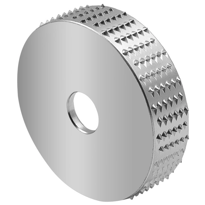 Roue de meulage et de polissage du bois en carbure de tungstène - Disque d'outil rotatif à alésage 16/22 mm