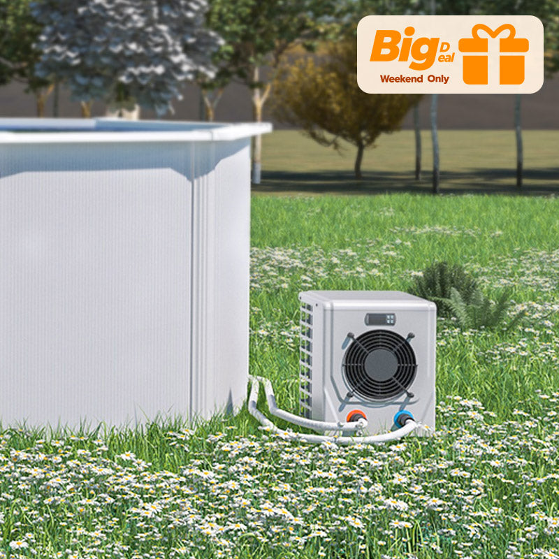 Zealux Mini Pool Heat Pump – Compact and efficient. Perfect for small backyard pools.