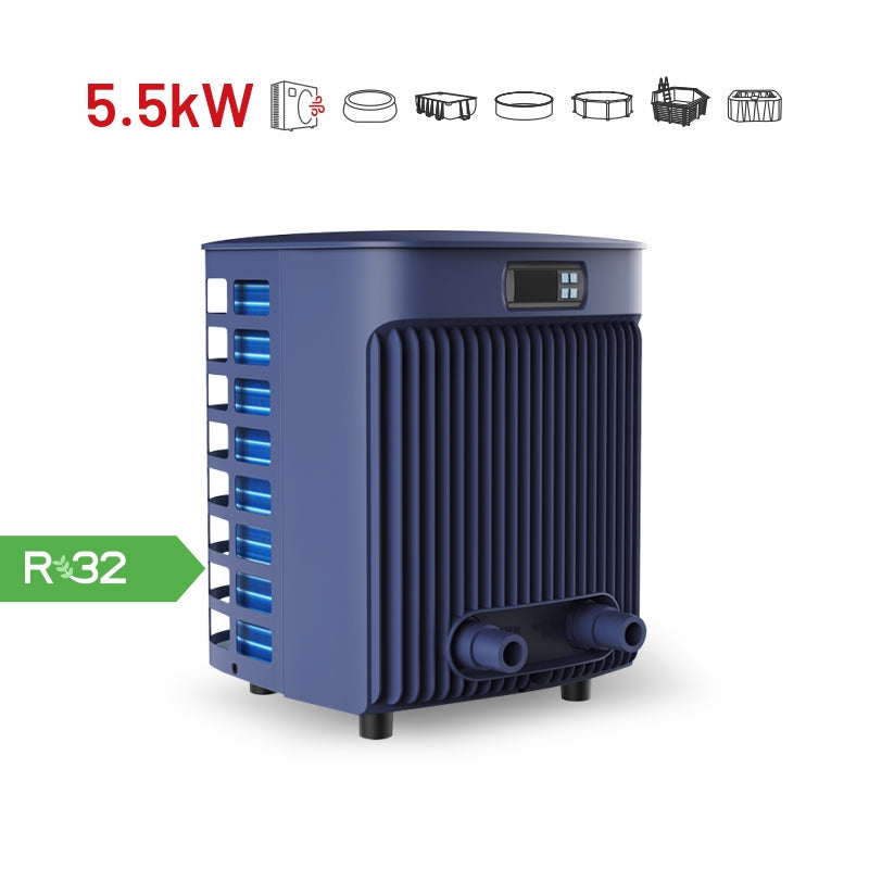 Pompe à chaleur pour piscine Zealux MINI Q - 2,5 kW à 5,5 kW pour piscine de 10 à 20 m³