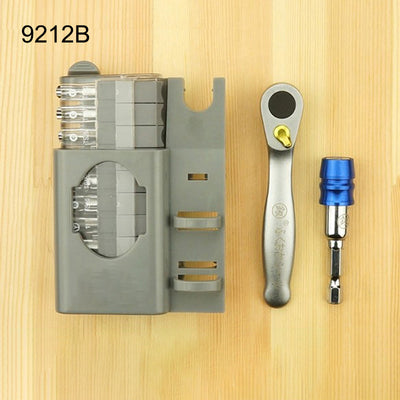 Accessories for Screwdriver Bit Set Multifunctional Special-Shaped Slotted Phillips Screwdriver and Compact Ratchet Wrench