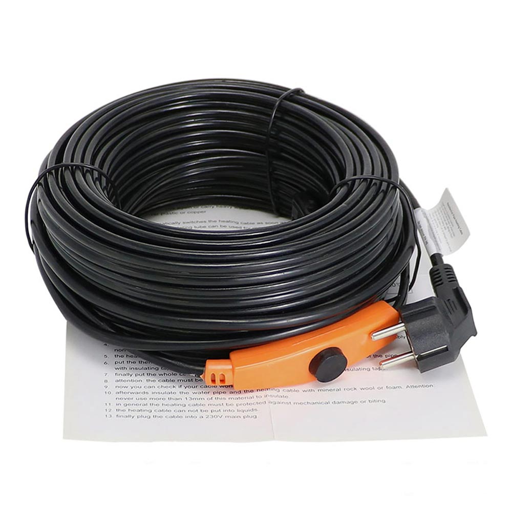 Cavo di Riscaldamento Autorregolante Antigelo per Tubi Protezione dal Gelo 220v Cavo di Riscaldamento Mini Controller Intelligente
