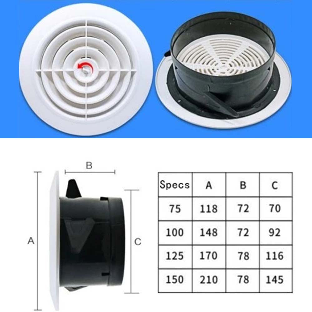 Round Wall Ventilation