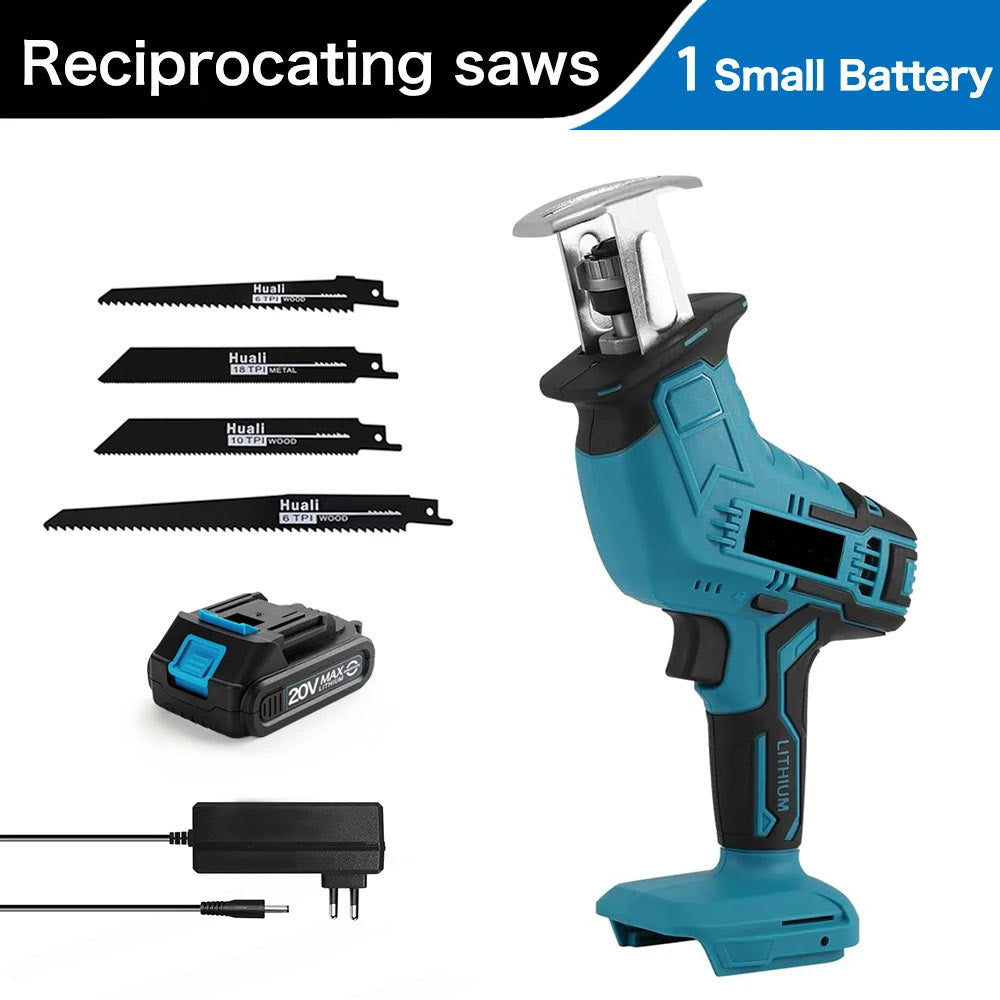 DEWINNER Scie Sabre Sans Fil, 20V 2.0Ah Scie Compacte Avec Batterie Li DEWINNER Scie Sabre Sans Fil, 20V 2.0Ah Scie Compacte Avec Batterie Li