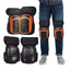 Heavy-Duty Knee Pads for Construction Work, Comfortable Protection for Flooring, Suitable for Men and Women