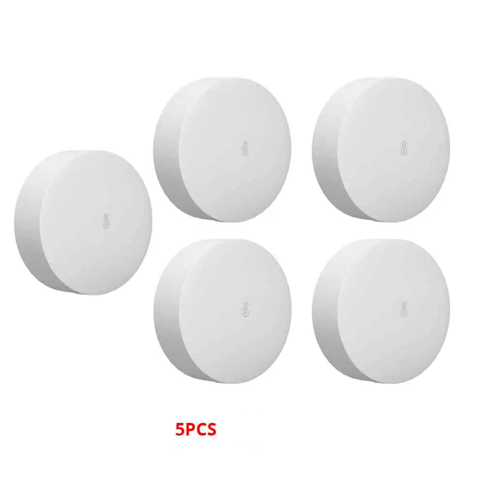 1-10PCS Zigbee Temperature Humidity Sensor Smart Home Works with iHost, ZB Bridge-P, ZBDongle-E