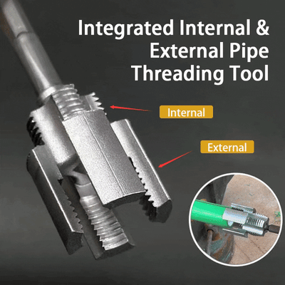 DN15 DN20 Integrated Internal & External Pipe Threading Tool
