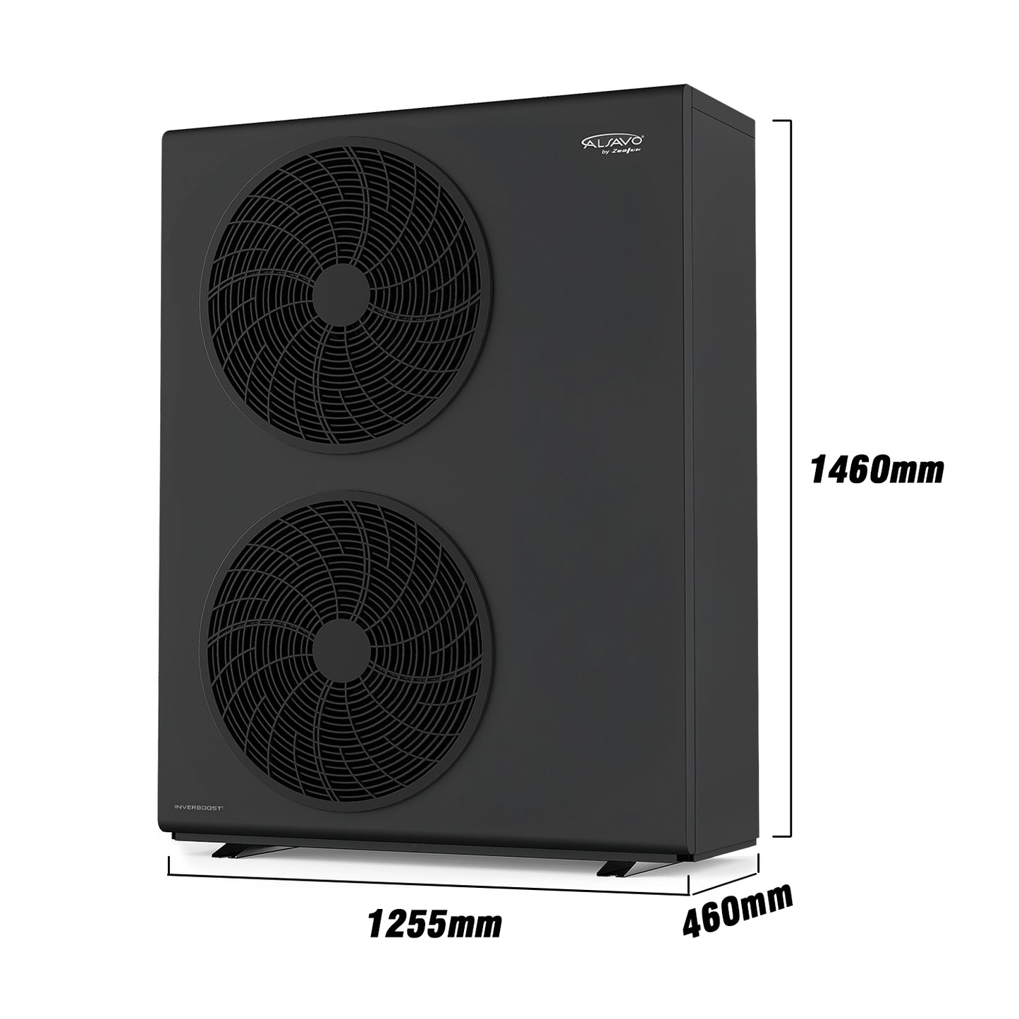 ALSAVO evi 26kW 3T Air Source Heat Pump Monoblock - Double Fans - Inverboost Multifunctional/hot water