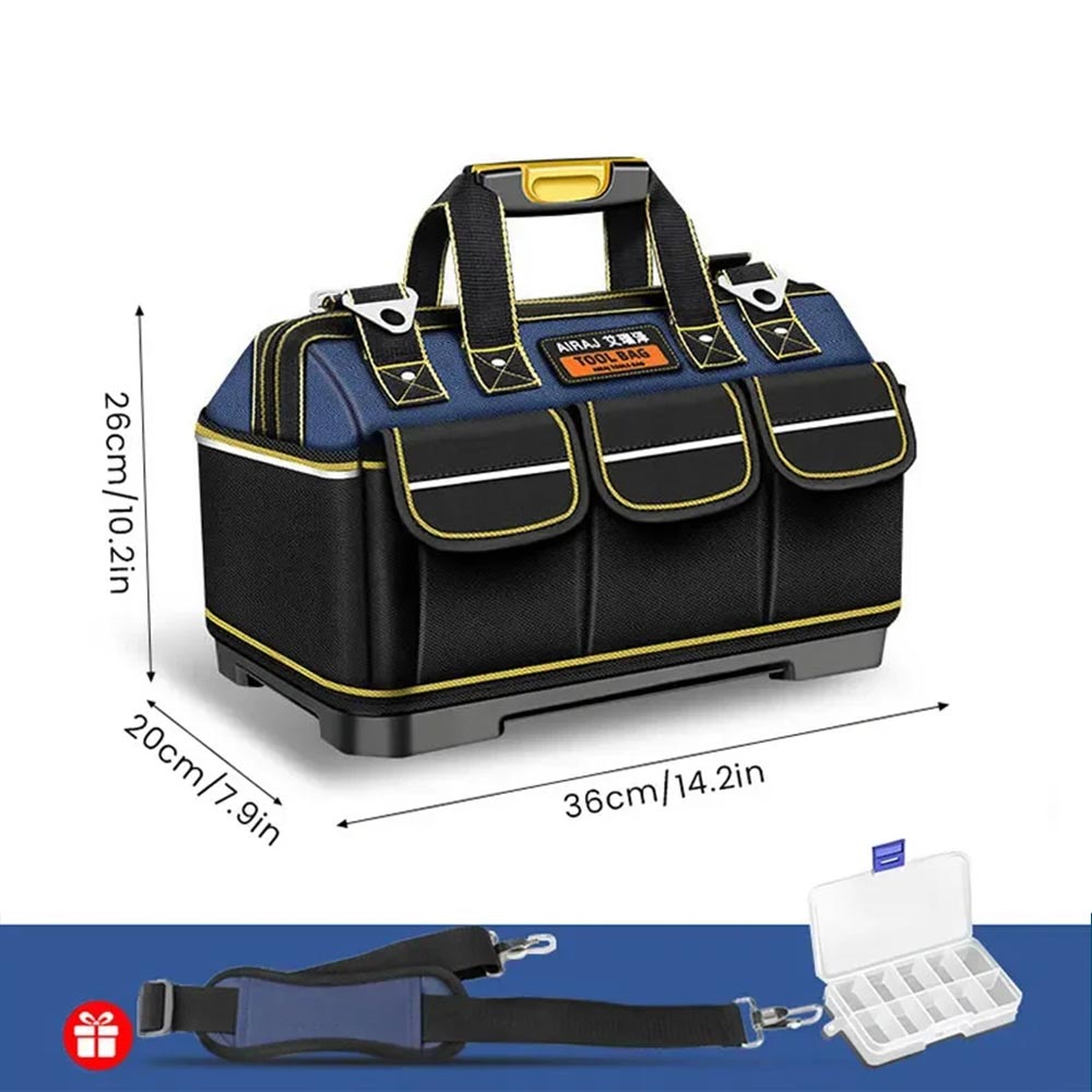 Tissu Oxford 1680D multifonctionnel, sac à outils d'électricien résistant à l'usure, grande capacité et imperméable