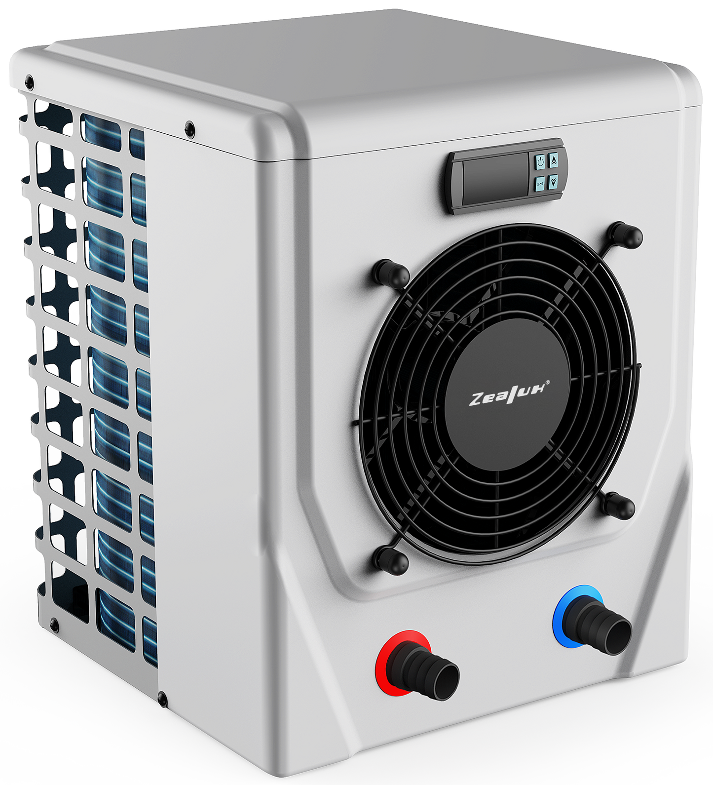 Bomba de calor para piscinas Zealux Mini: 2,5 kW a 4,2 kW para piscinas elevadas pequeñas de 10 a 20 m³