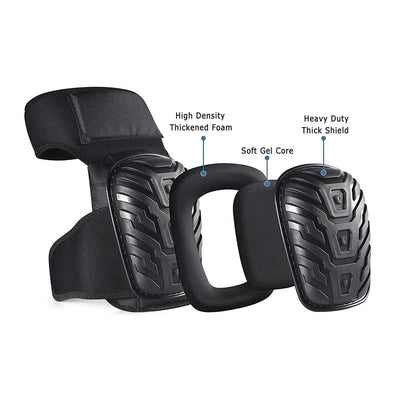 Heavy-Duty Knee Pads for Construction Work, Comfortable Protection for Flooring, Suitable for Men and Women