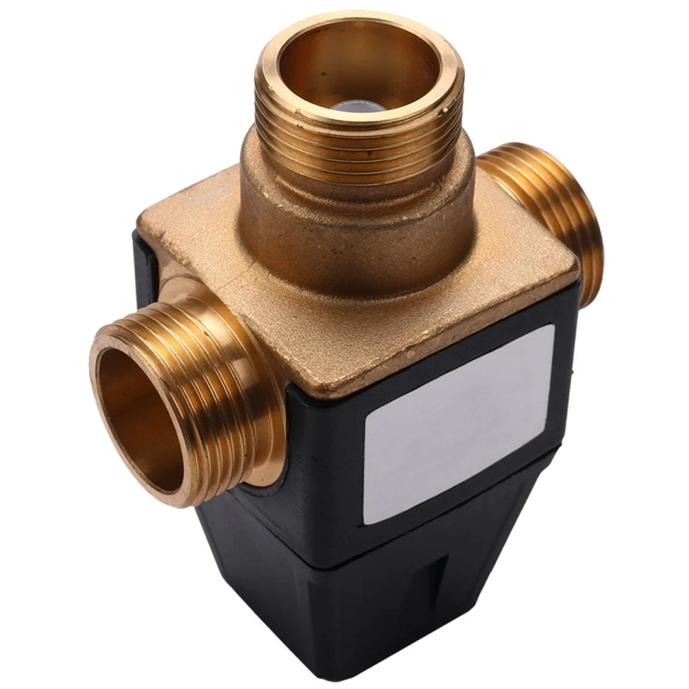 3 Way Mixing valve 3 Way Thermostatic Mixing Valve External Thread Brass for Solar Water Heater