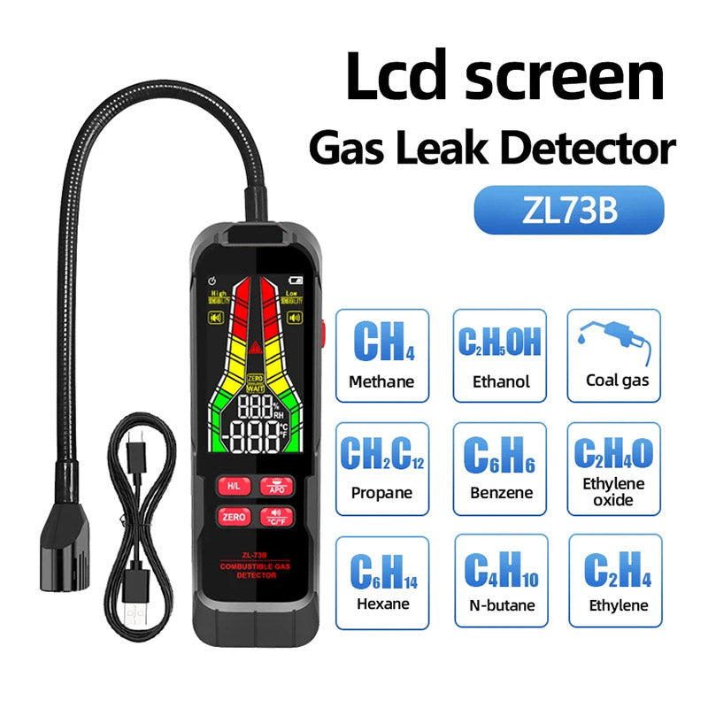 Rechargeable Gas Leak Detector£¬Sound Alarm Detects Combustible and Flammable Gases, , Analyzes Natural Gas and Liquefied Petroleum Gas (LPG) up to 10,000 ppm