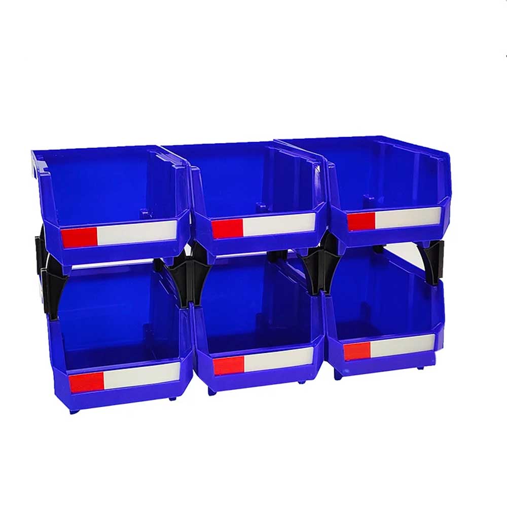 Contenitore Garage Strumenti di Stoccaggio e Organizzatore Scatola Impilabile in Plastica Garage