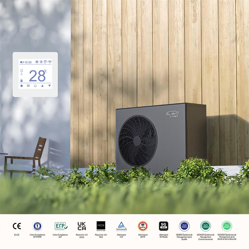 ALSAVO R290 7kW~16kW Air Source Heat Pump Monoblock - Single/Double Fans - Inverboost Multifunctional ASHP hot water