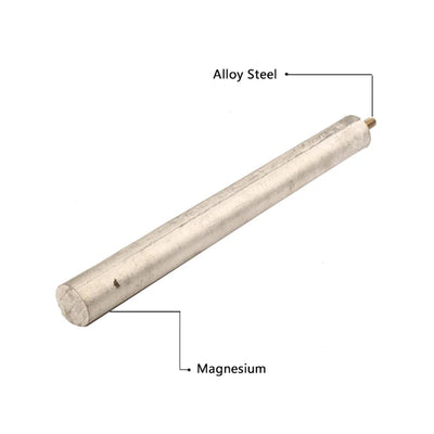 Alloy Steel Electric Water Heater Magnesium Anode Rod 20X200mm Size, Scale Prevention for Radiators and Vaporizers