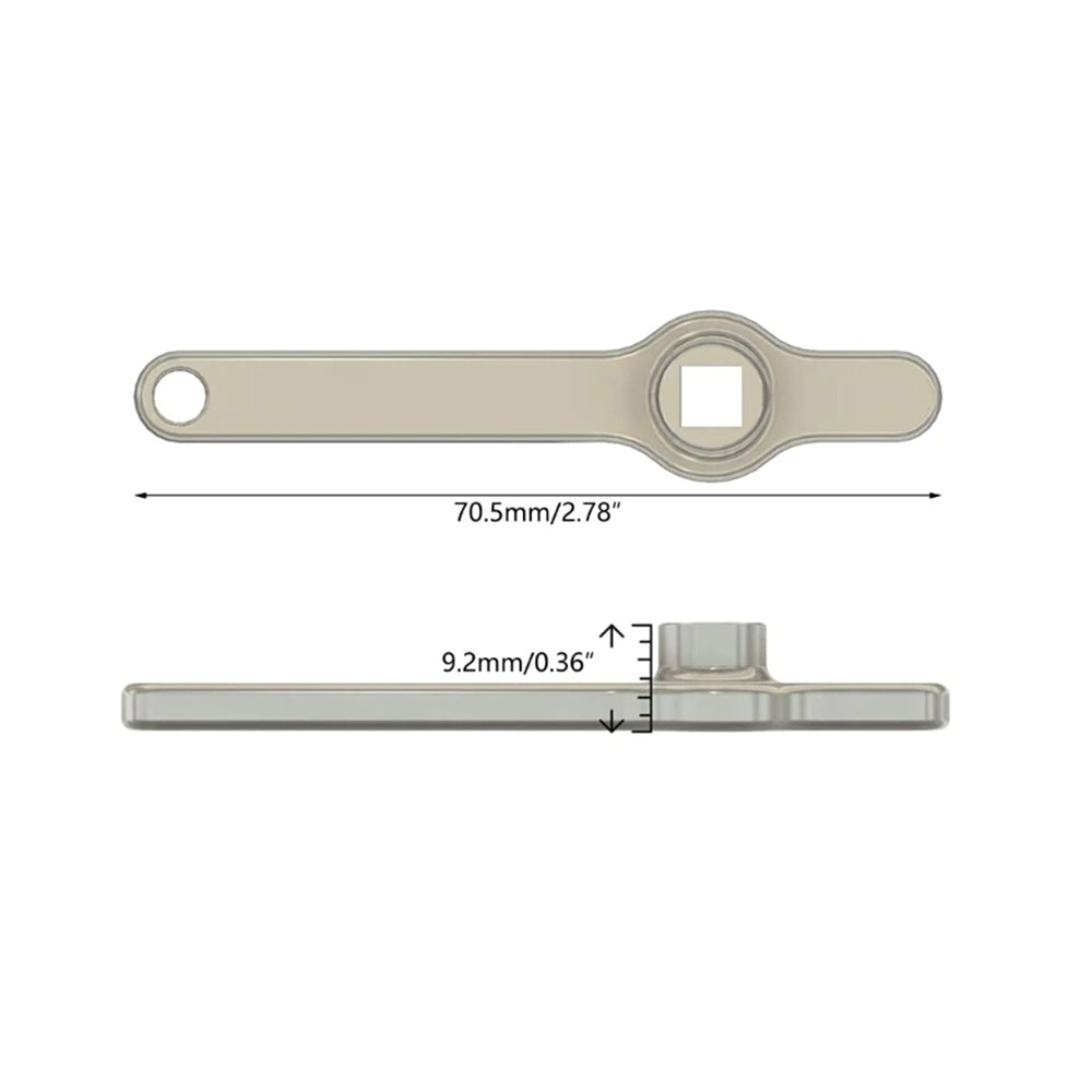 Plumbing Bleed Wrench for Heating Repair 304 Stainless Steel Cross Keys Design Portable Stainless Steel Radiator Vent Key