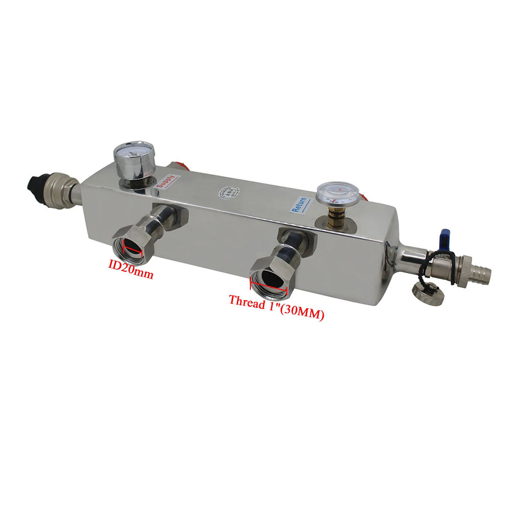 Hydraulic separator boiler buffer tank