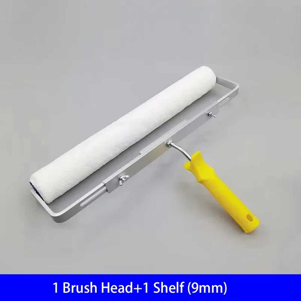 Rodillo de Pintura de 18 pulgadas Cepillo de Mango Largo-Medio-Corto de Peluche Herramienta de Pintura para Pared Decorativa 6MM/9MM Herramienta de Soporte de Mango de Pintura
