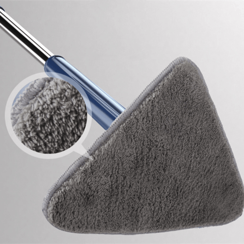 360° Rotatable Triangle Mop - Telescopic, Squeeze Wringing, Deep Cleaning for Ceiling & Wall