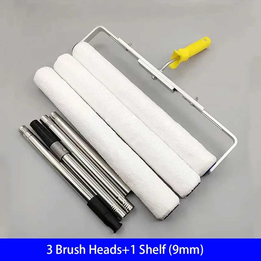 Rodillo de Pintura de 18 pulgadas Cepillo de Mango Largo-Medio-Corto de Peluche Herramienta de Pintura para Pared Decorativa 6MM/9MM Herramienta de Soporte de Mango de Pintura