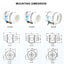 Cuisine Toilette Nettoyage d'air mural