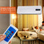 Remote-Controlled Wall-Mounted Heater: Efficient Room and Bathroom Heating with Energy-Saving Features