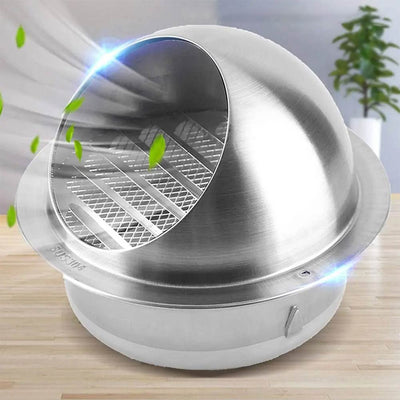 304 Outlet Heating Cooling Waterproof Vents Cap Stainless Steel Wall Ceiling Air Vent Ducting Ventilation Exhaust Grille Cover