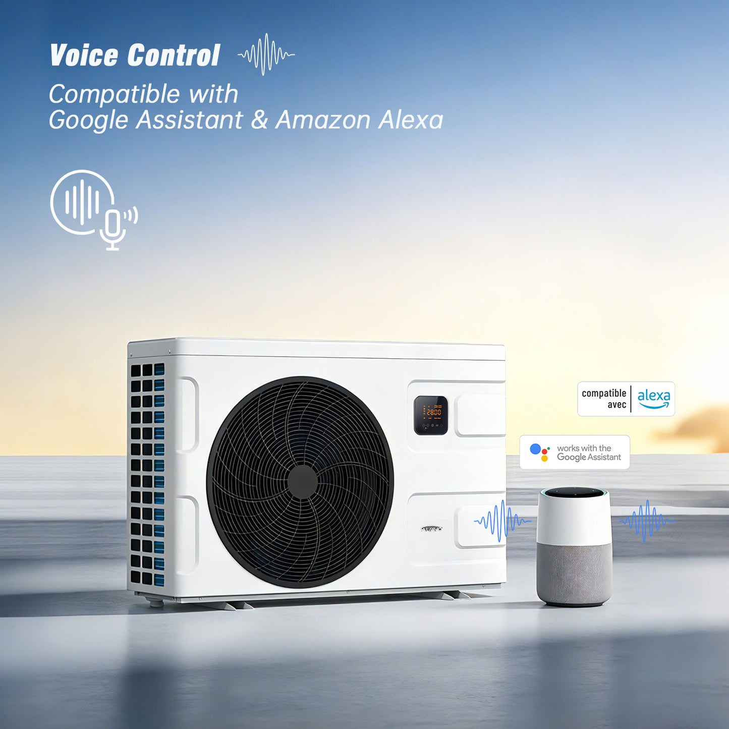 Energy efficient pool heater