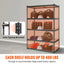 5 Layers Standing Storage Shelving Unit Heavy Duty Organizer Metal Rack for Kitchen Living Room Warehouse Flower Stand