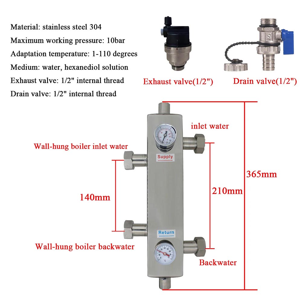 Stainless steel hydraulic balance