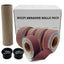 Pack de papier de verre pratique de 5 rouleaux : Bandes de ponçage à sec en émeri avec tissu distributeur - Ensemble de papier abrasif polyvalent