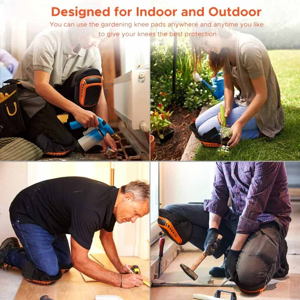 Heavy-Duty Knee Pads for Construction Work Comfortable Protection for Flooring Suitable for Men and Women