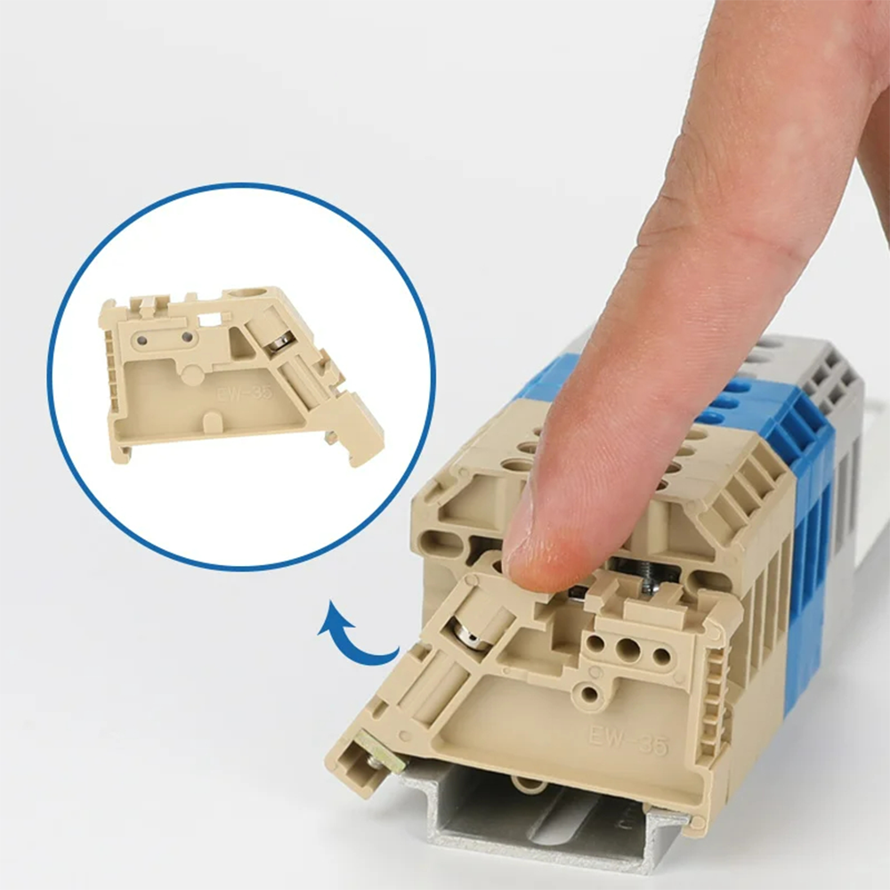 Screwless DIN Rail Clamp