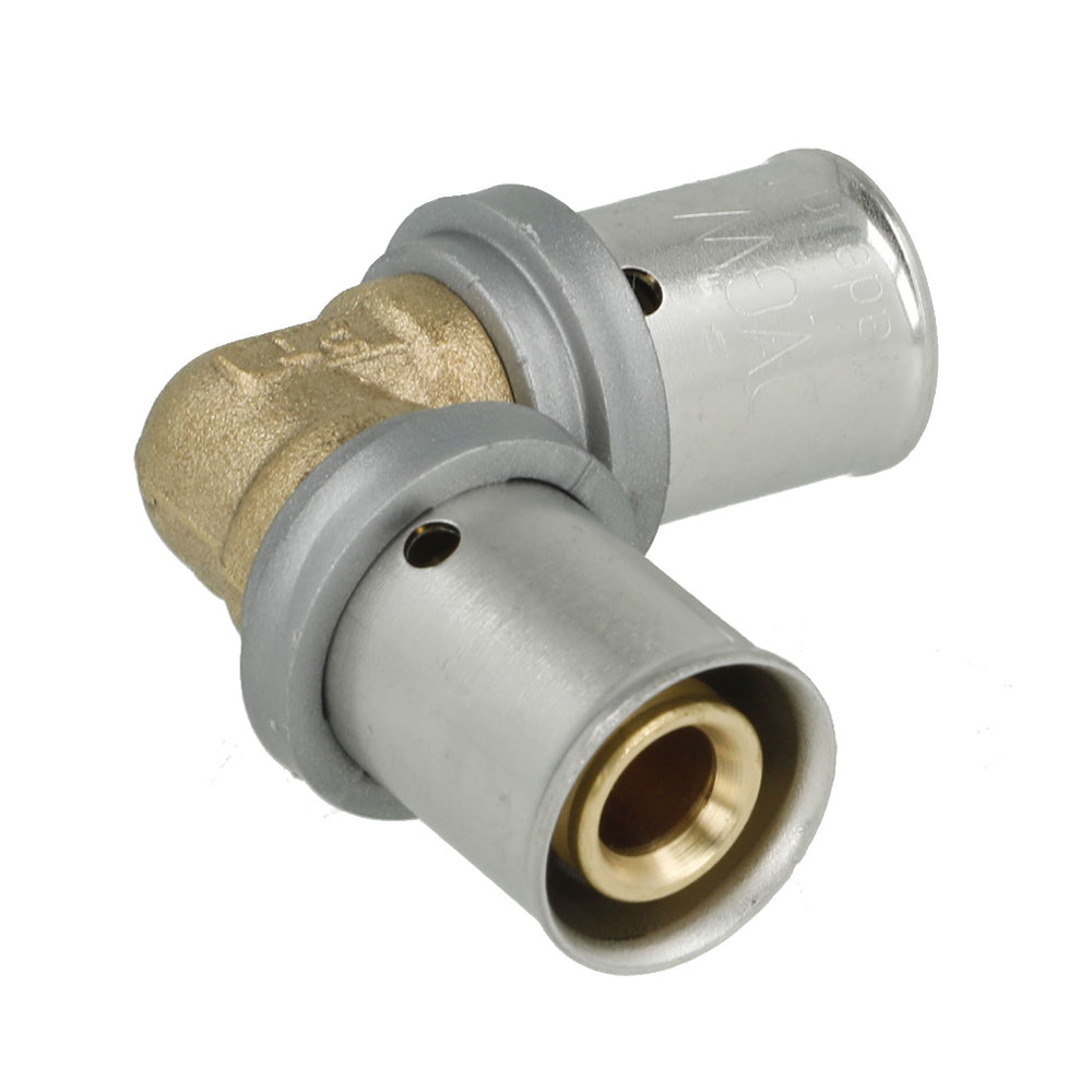 Crimp transition elbow 16mm