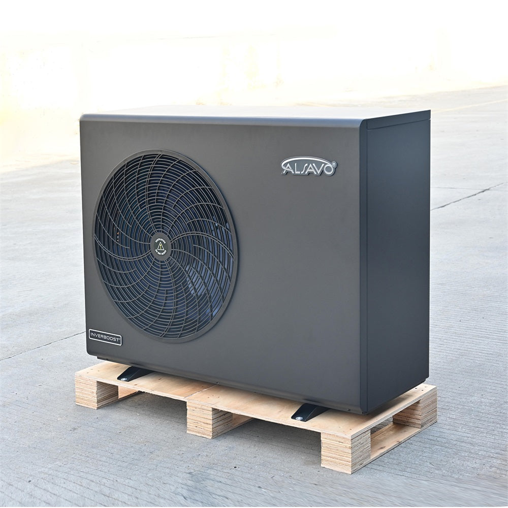 ALSAVO R290 7kW~16kW Air Source Heat Pump Monoblock - Single/Double Fans - Inverboost Multifunctional ASHP hot water